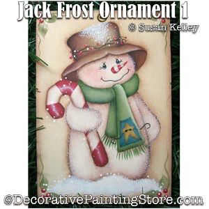 Jack Frost Ornament 1 - Susan Kelley - PDF DOWNLOAD Painting Pattern