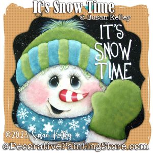 It's Snow Time - Susan Kelley - PDF DOWNLOAD Painting Pattern