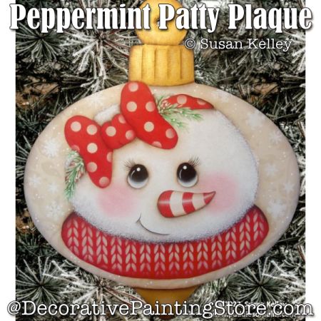 Peppermint Patty Plaque - Susan Kelley - Painting Pattern