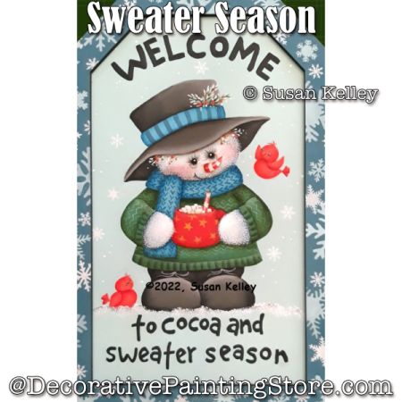 Sweater Season - Susan Kelley - Painting Pattern