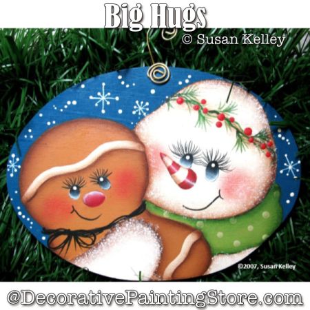 Big Hugs Ornament - Susan Kelley - Painting Pattern