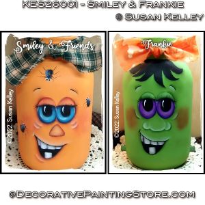 Smiley and Frankie - Susan Kelley - Painting Pattern