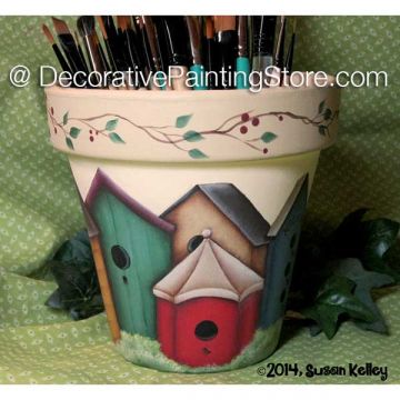 Birdhouse Flowerpot ePacket - Susan Kelley - PDF DOWNLOAD