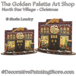 The Golden Palette Art Shop - North Star Village Christmas ePattern - Sheila Landry