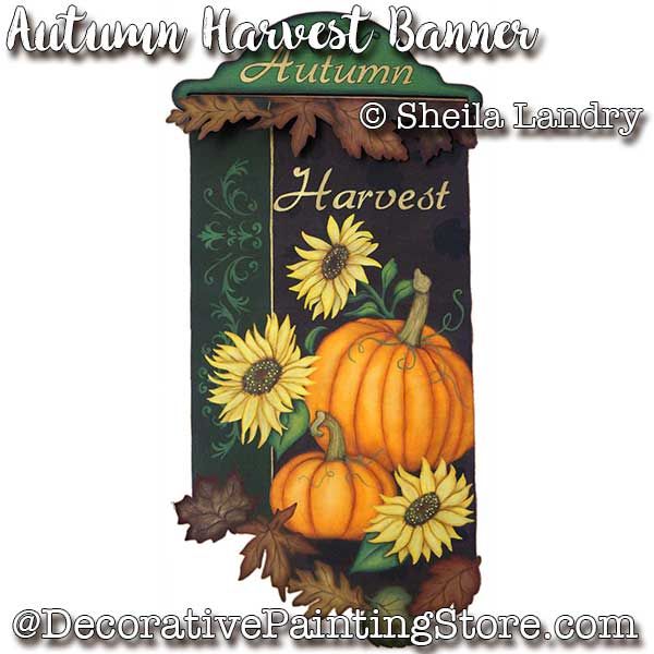 Autumn Harvest Banner ePattern - Sheila Landry - PDF DOWNLOAD