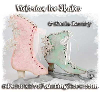 Elegant Victorian Skates ePattern - Sheila Landry - PDF DOWNLOAD
