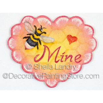 Bee Mine Ornament and Pin ePattern - Sheila Landry