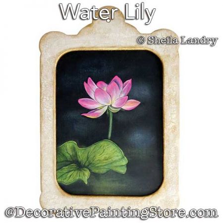 Water Lily Painting Pattern - Sheila Landry