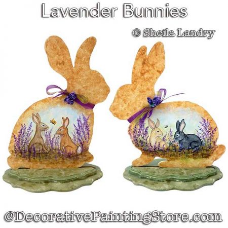 Lavender Bunnies ePattern - Sheila Landry