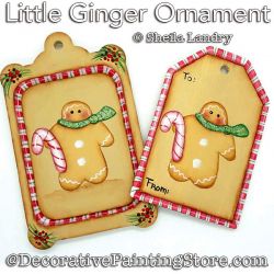 Little Ginger Ornaments Painting Pattern - Sheila Landry