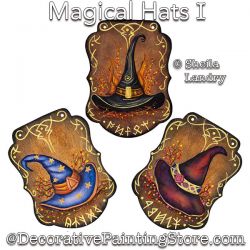 Magical Hats I Ornaments Painting Pattern - Sheila Landry