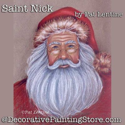 Saint Nick Colored Pencil Download Painting Pattern Pat Lentine