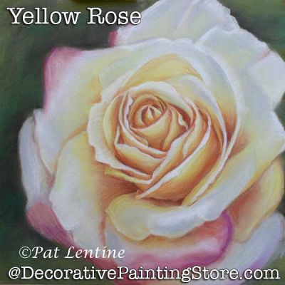 Yellow Rose Pastels DOWNLOAD Painting Pattern - Pat Lentine