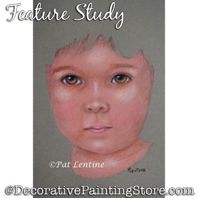 Feature Study (Colored Pencil) Painting Pattern PDF DOWNLOAD Painting Pattern - Pat Lentine