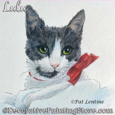 Lulu (Cat Colored Pencil) Painting Pattern PDF DOWNLOAD Painting Pattern - Pat Lentine
