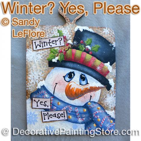 Winter Yes Please ePattern - Sandy LeFlore - PDF DOWNLOAD