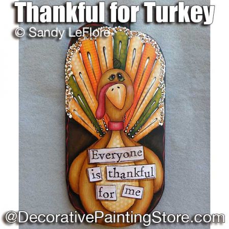 Thankful for Turkey ePattern - Sandy LeFlore - PDF DOWNLOAD
