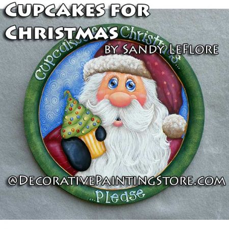 Cupcakes for Christmas ePattern - Sandy LeFlore - PDF DOWNLOAD