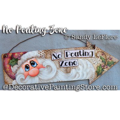 No Pouting Zone ePattern - Sandy LeFlore - PDF DOWNLOAD