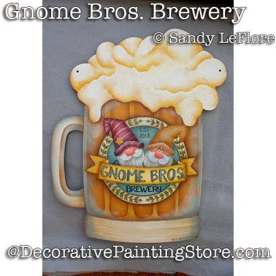 Gnome Bros. Brewery ePattern - Sandy LeFlore - PDF DOWNLOAD