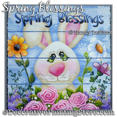 Spring Blessings Sign DOWNLOAD - Sandy LeFlore