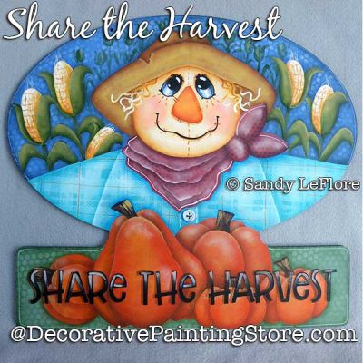 Share the Harvest Painting Pattern PDF DOWNLOAD - Sandy LeFlore