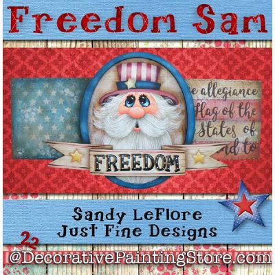 Freedom Sam Painting Pattern PDF DOWNLOAD - Sandy LeFlore