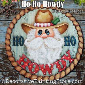 Ho Ho Howdy Painting Pattern PDF DOWNLOAD - Sandy LeFlore