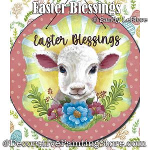Easter Blessings Painting Pattern PDF DOWNLOAD - Sandy LeFlore
