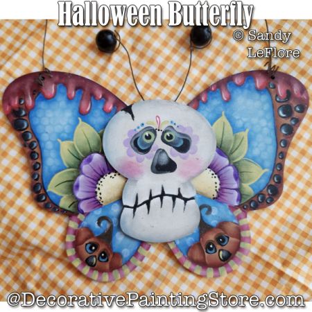 Halloween Butterfly Painting Pattern - Sandy LeFlore