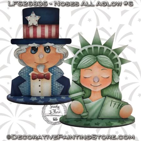 Noses All Aglow 6 Painting Pattern - Sandy LeFlore