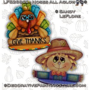 Noses All Aglow 10 Painting Pattern - Sandy LeFlore