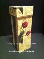 Tulip Wine Box Pattern - Lonna Lamb - PDF DOWNLOAD