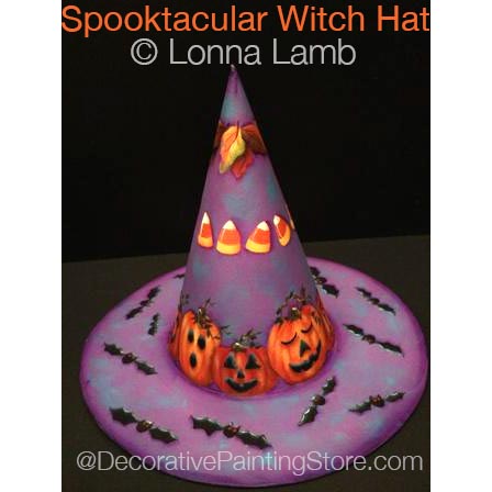 Spooktacular Witch Hat Pattern - Lonna Lamb - PDF DOWNLOAD