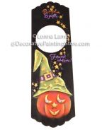 Pumpkin Spells Found Here - Doorknob Hanger Pattern - Lonna Lamb - PDF DOWNLOAD