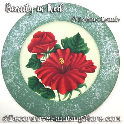 Beauty in Red e-Pattern - Lonna Lamb - PDF DOWNLOAD