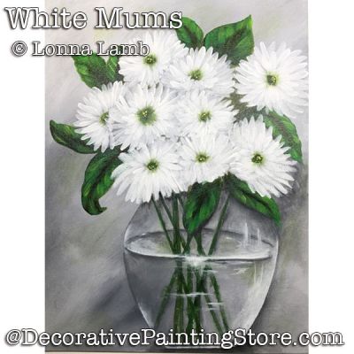 White Mums DOWNLOAD - Lonna Lamb