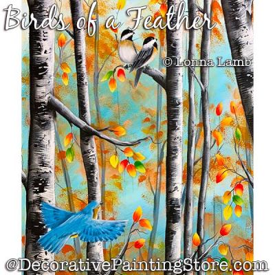 Birds of a Feather DOWNLOAD Painting Pattern - Lonna Lamb