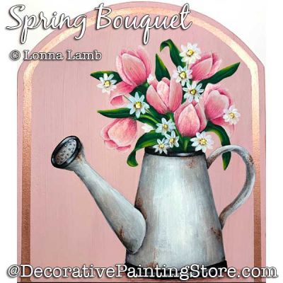 Spring Bouquet (Tulips) DOWNLOAD Painting Pattern - Lonna Lamb