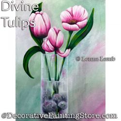Divine Tulips PDF DOWNLOAD Painting Pattern - Lonna Lamb