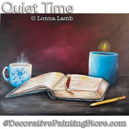 Quiet Time Still Life PDF DOWNLOAD Painting Pattern - Lonna Lamb