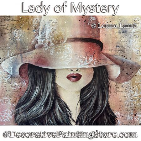 Lady of Mystery PDF DOWNLOAD Painting Pattern - Lonna Lamb