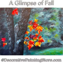 A Glimpse of Fall PDF DOWNLOAD Painting Pattern - Lonna Lamb