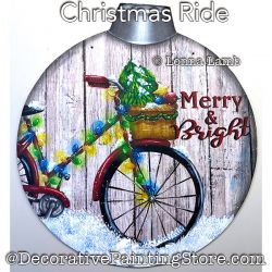 Christmas Ride PDF DOWNLOAD Painting Pattern - Lonna Lamb