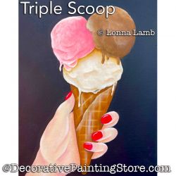 Triple Scoop PDF DOWNLOAD Painting Pattern - Lonna Lamb