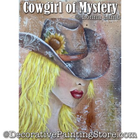 Cowgirl of Mystery Painting Pattern w/Video - Lonna Lamb