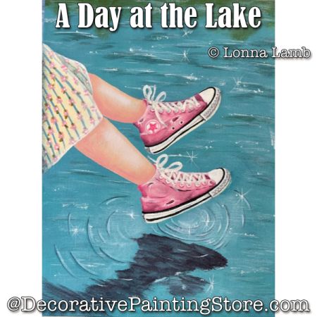 A Day at the Lake Painting Pattern w/Video - Lonna Lamb
