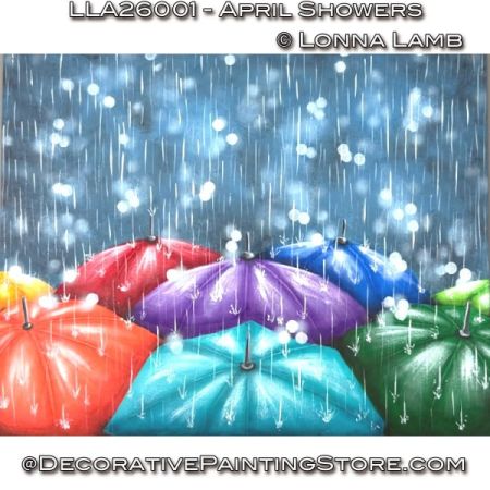 April Showers Painting Pattern - Lonna Lamb