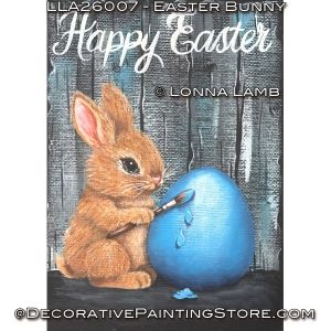 Easter Bunny Painting Pattern with Video - Lonna Lamb
