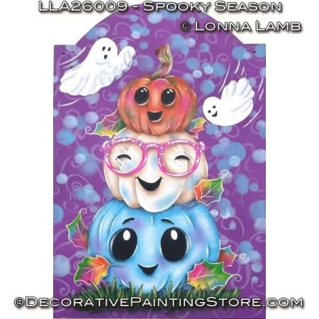Spooky Season Painting Pattern with Video - Lonna Lamb